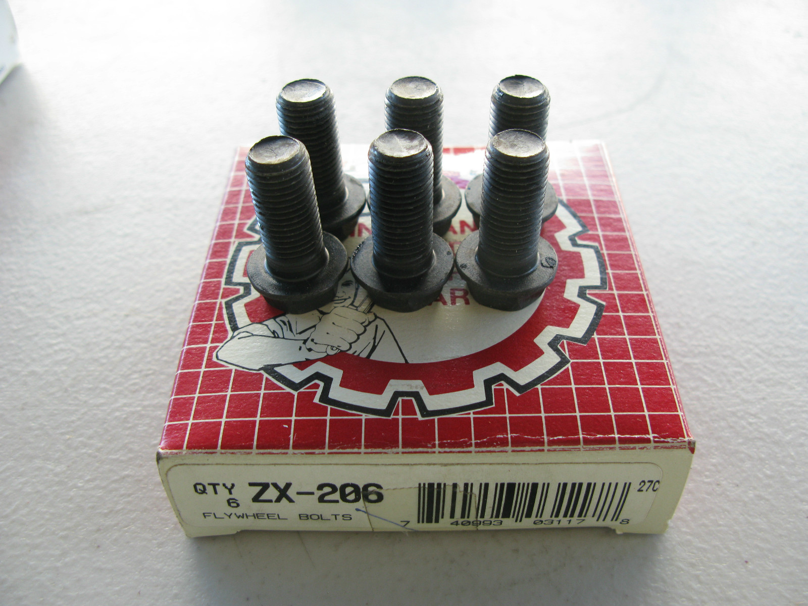 Chevy GMC (1988-1989) ATP CLUTCH FLYWHEEL BOLTS 6 PCS (ZX206)