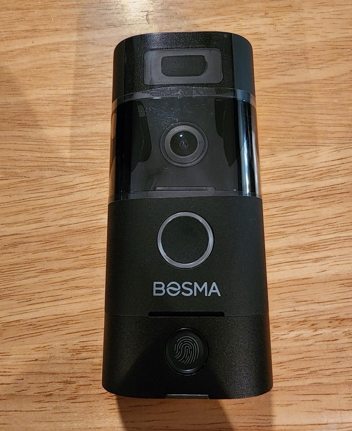 Bosma Sentry Pro Smart Video Doorbell Camera Black w/ Mounting Bracket
