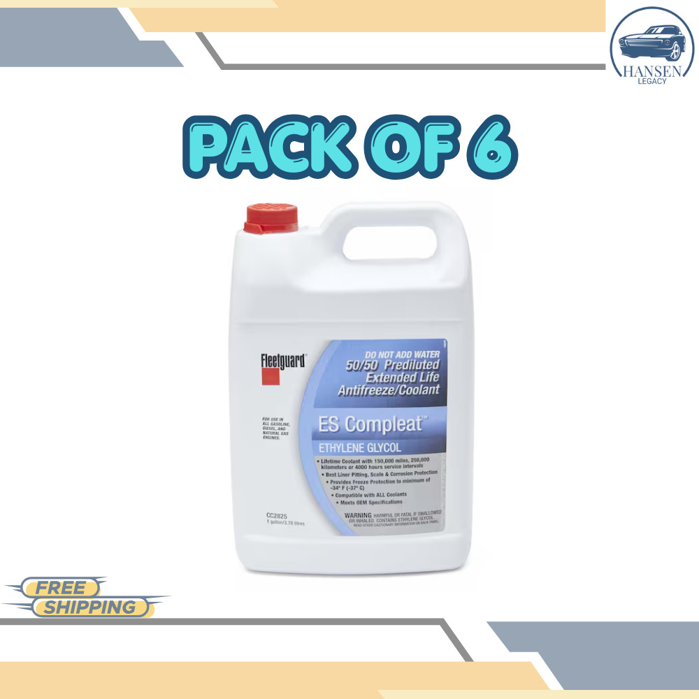 Fleetguard Coolant Premix - Pack of 6