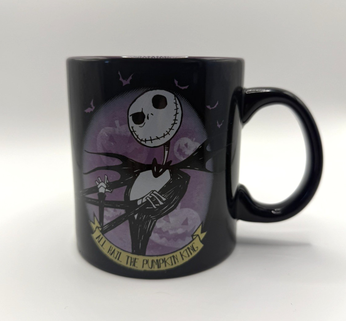 Disney Tim Burtons Nightmare Before Christmas Pumpkin King Mug NEW