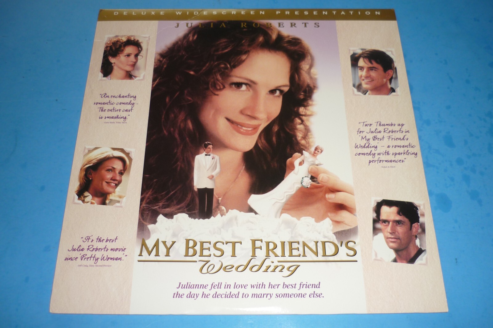 "MY BEST FRIEND'S WEDDING" - JULIA ROBERTS / CAMERON DIAZ - LASERDISC MOVIE - EX