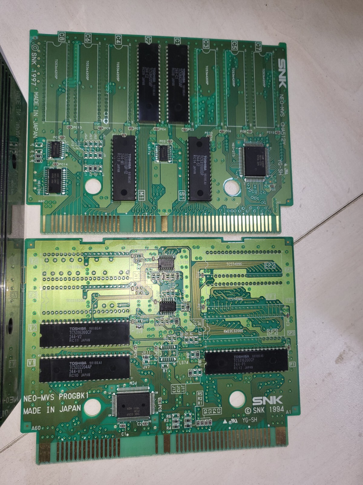 NEO GEO CUP 98 MVS cartridge PCB