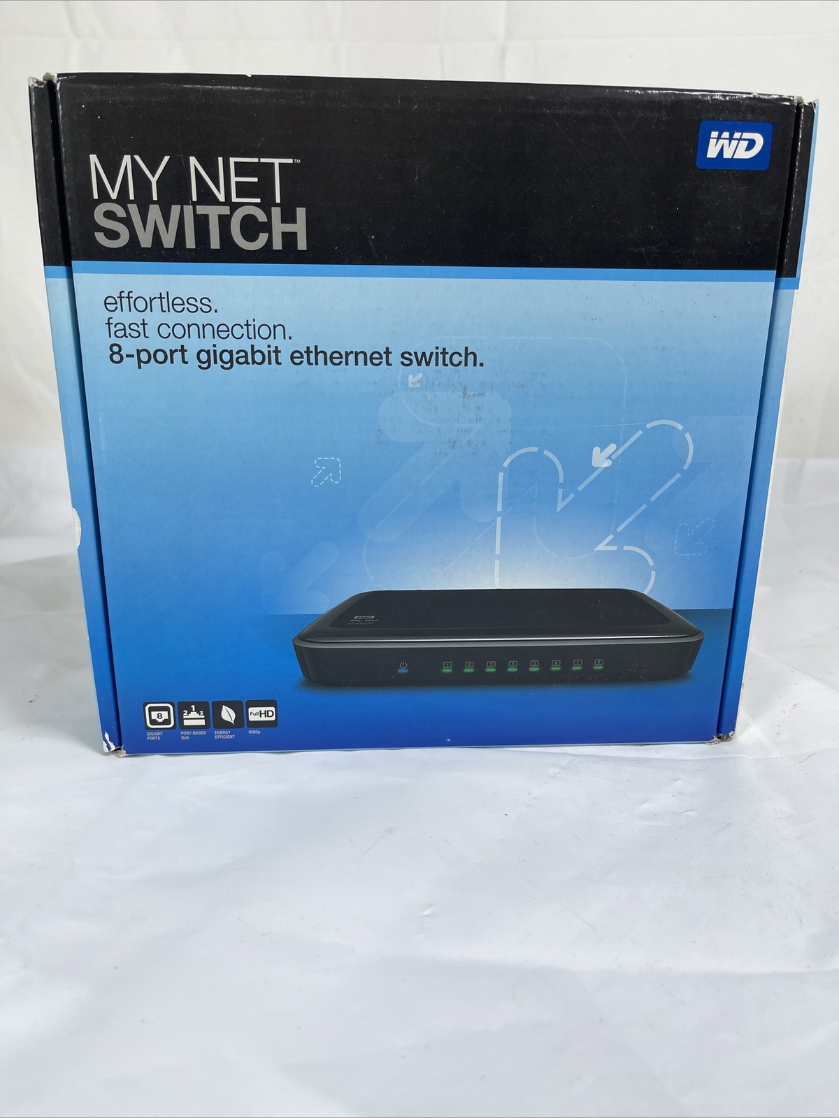 Brand New WD My Net Switch 8 Port Gigabit Ethernet Switch ‎WDBJVC0000NCH-NESN
