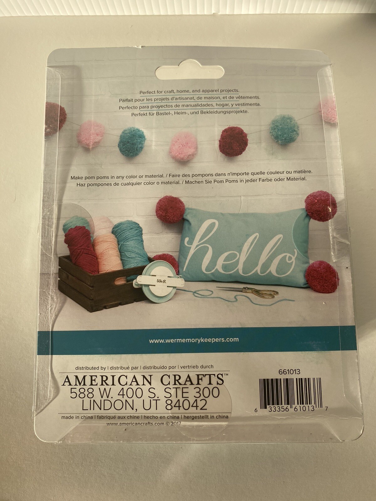 WE R MEMORY KEEPERS WER661013 WE R MEMORY POM POM MAKER JUMBO