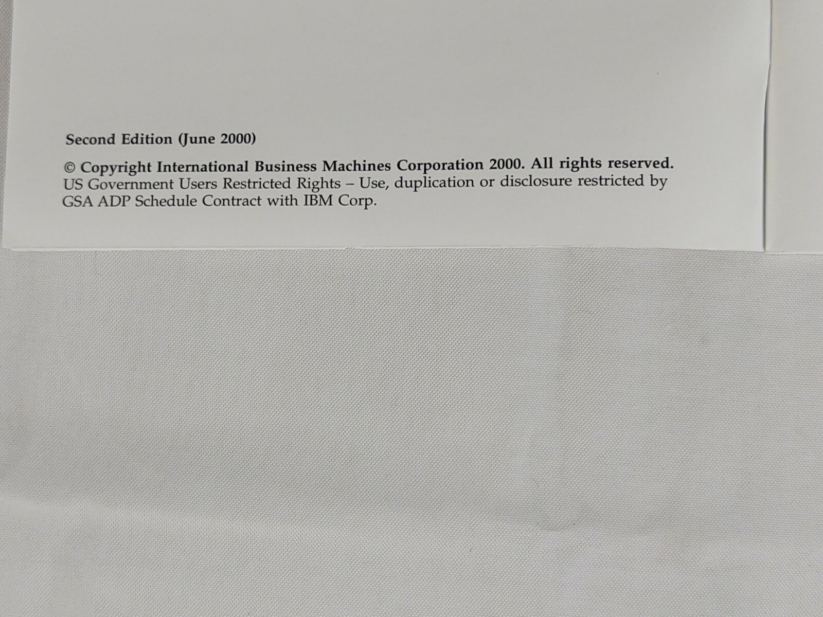 Vintage IBM Quick Reference Manual Booklet Book Part Number: 19K6728 Computer