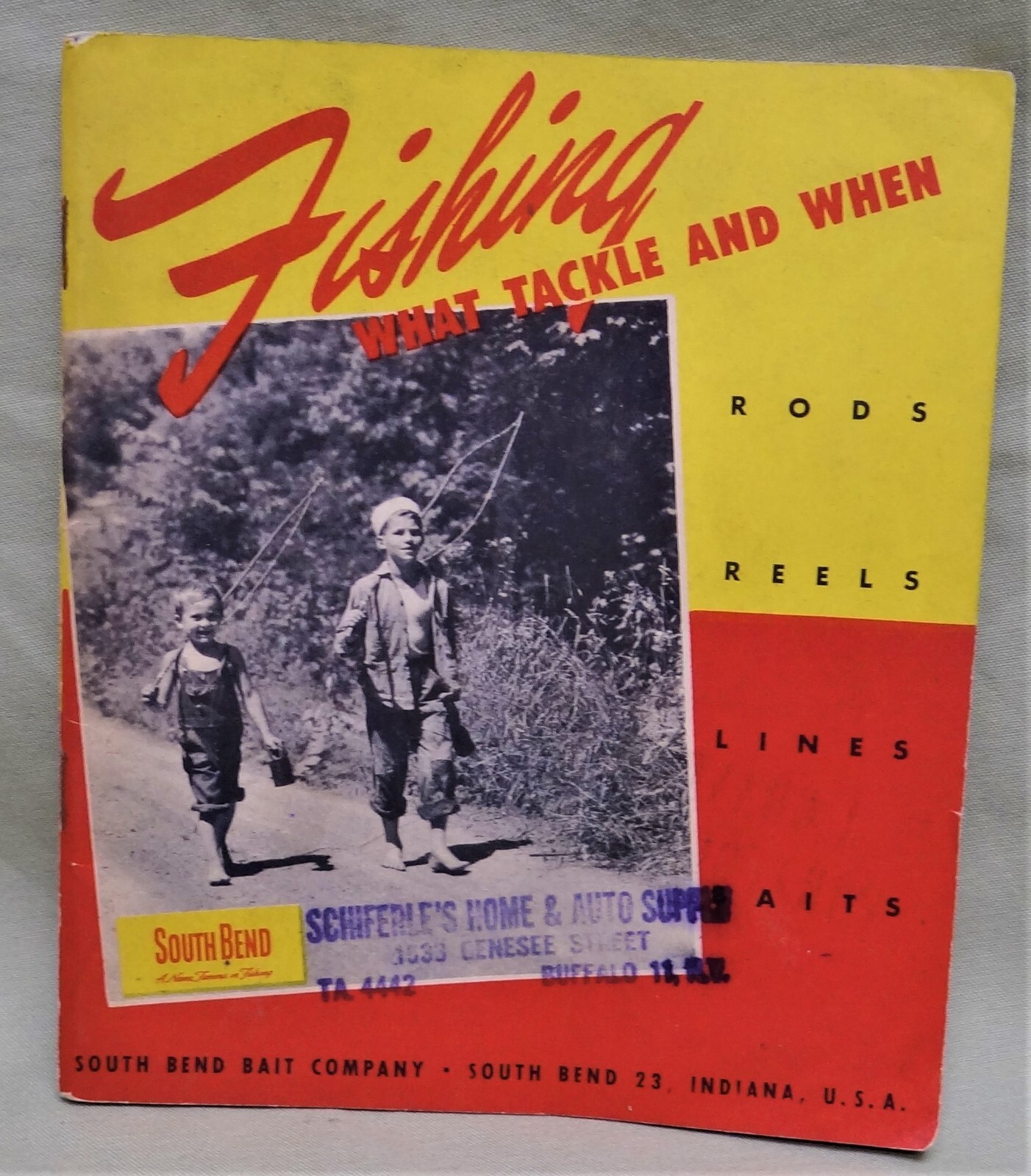South Bend 1948 Fishing Catalog, 48 Pages, BW & Color