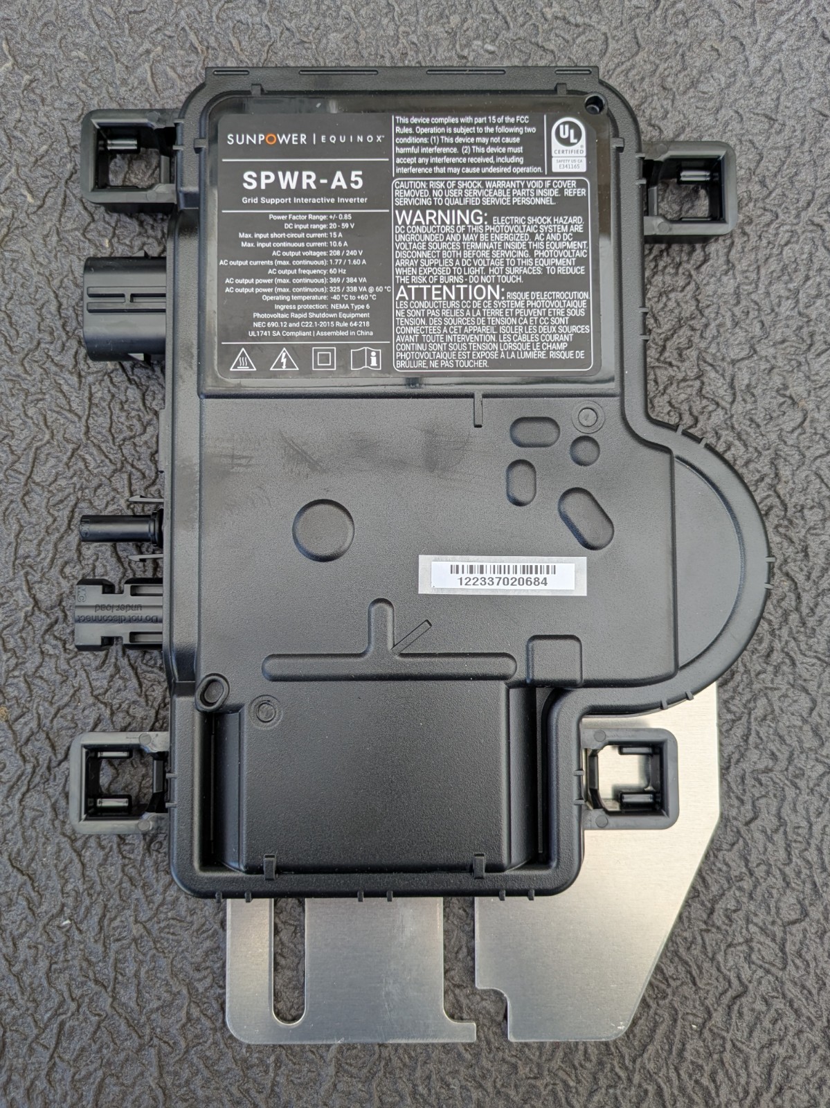 18 x Enphase/Sunpower IQ7HS-66-E-ACM-US/SPWR-A5 microinverter New Lot of 18