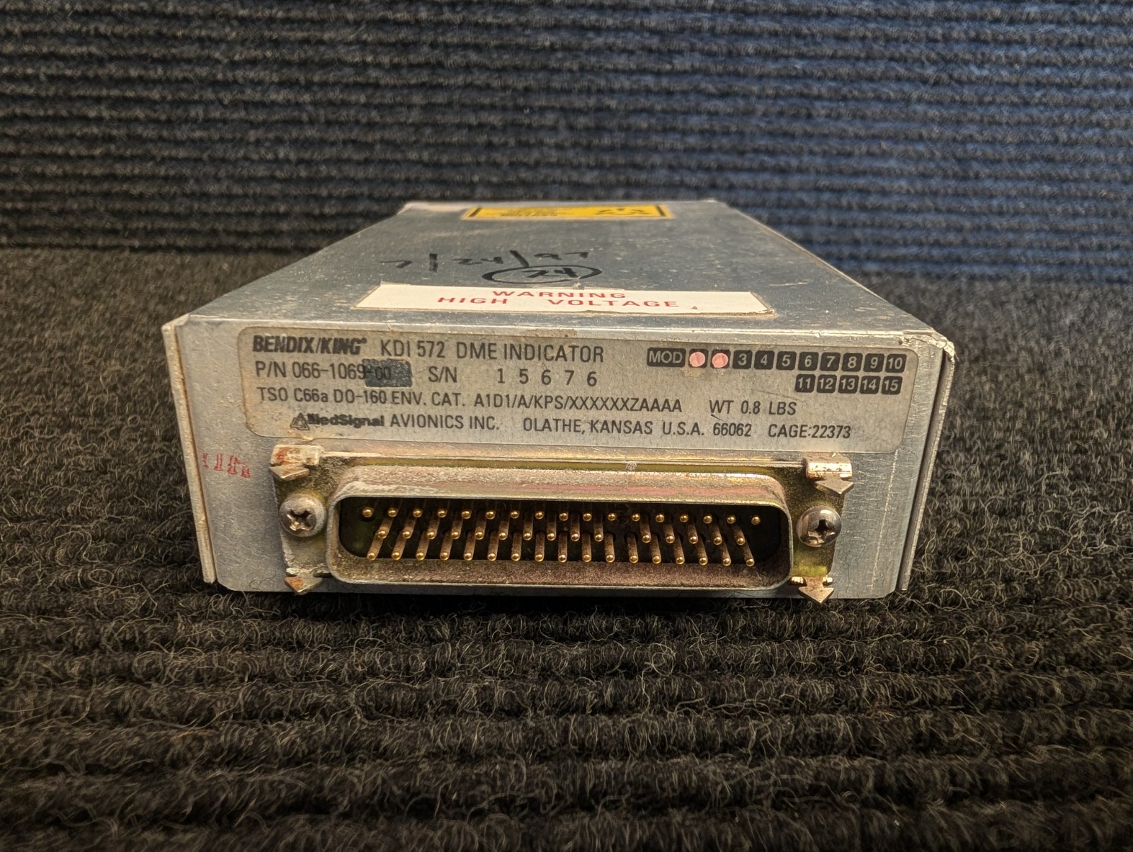 King KDI-572 DME Indicator, Part# 066-1069-00
