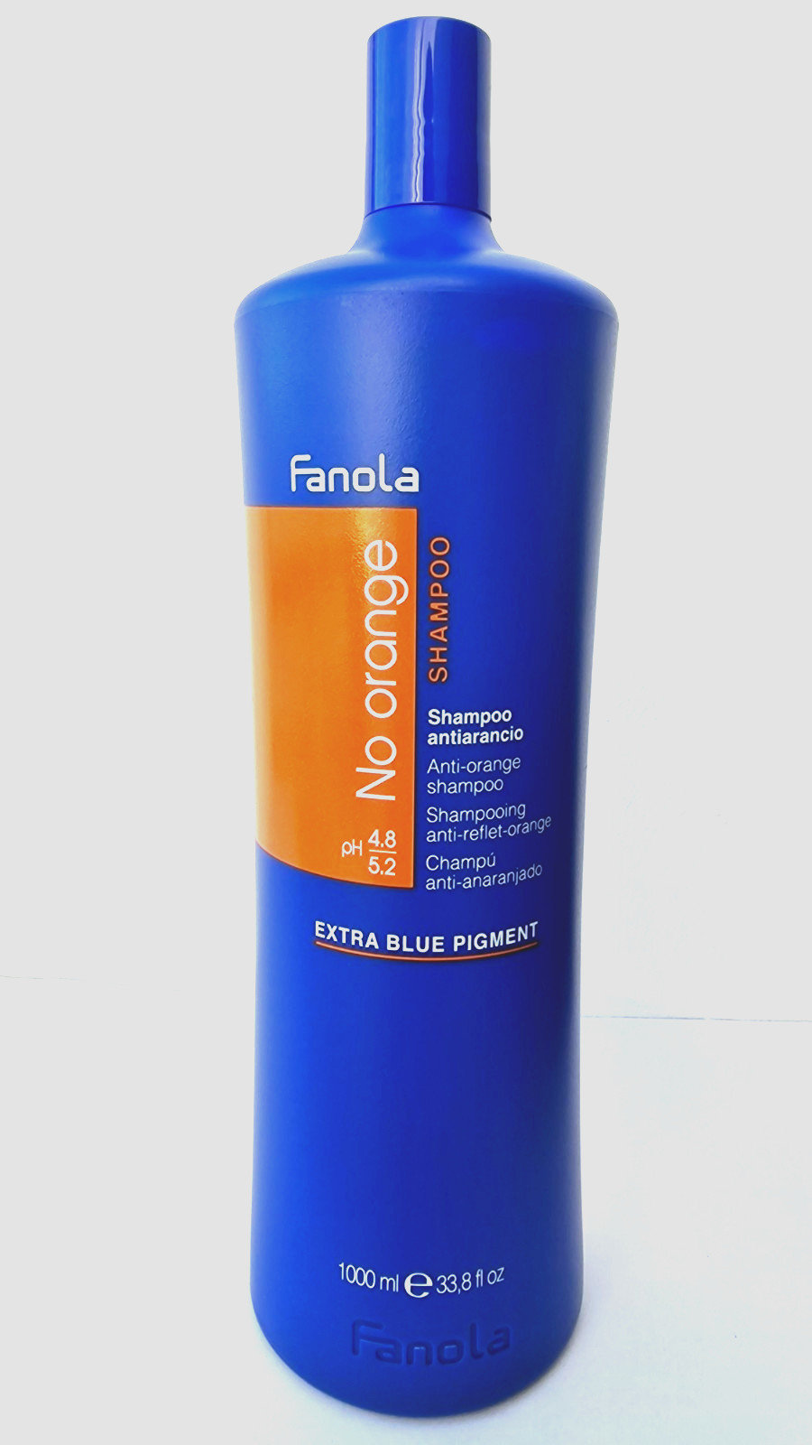 Fanola No Orange Shampoo - 1 Liter - 33.8 Fl Oz, Neutralize Orange & Brassy Tone