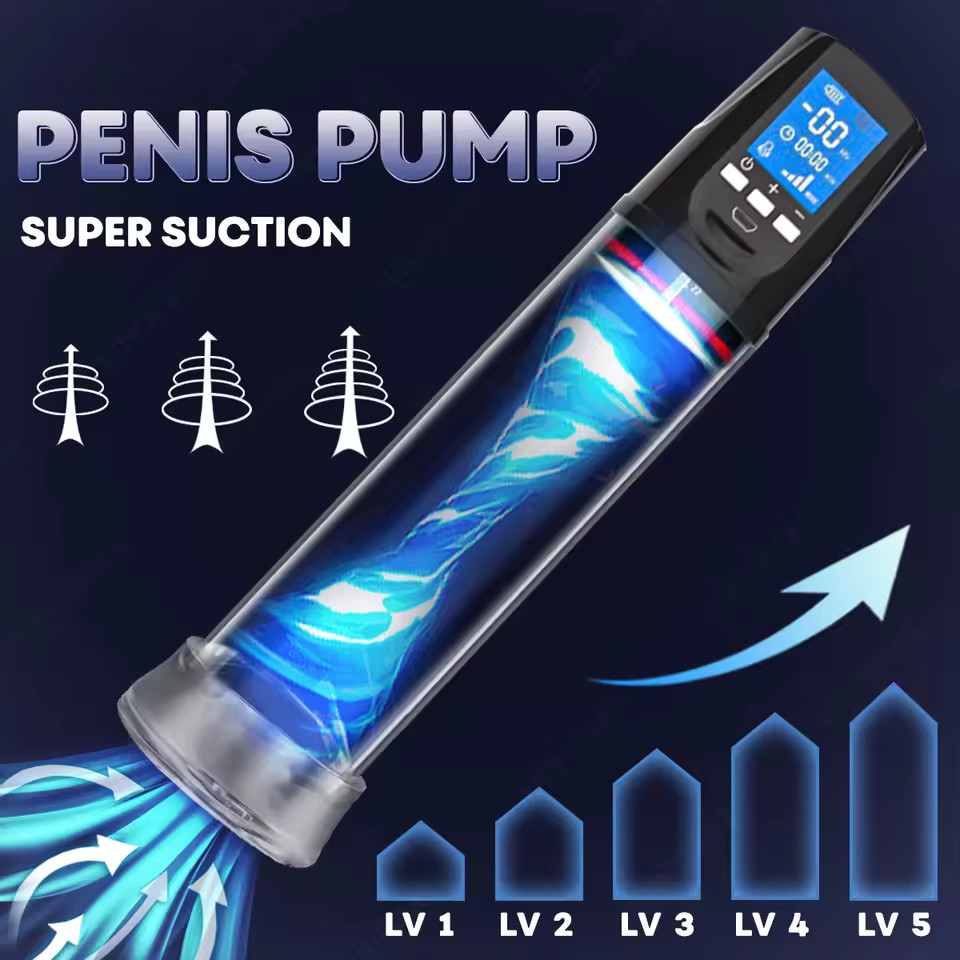 Penis Pump for Male ED Enhancement Erectile Enlargement Penis Enlarger BG Vacuum