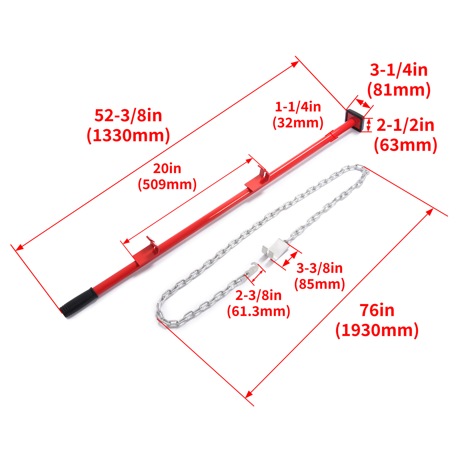 Universal Auto Body Alignment Bar DIY Dent Repair Tool For Bumpers/Panels/Hoods