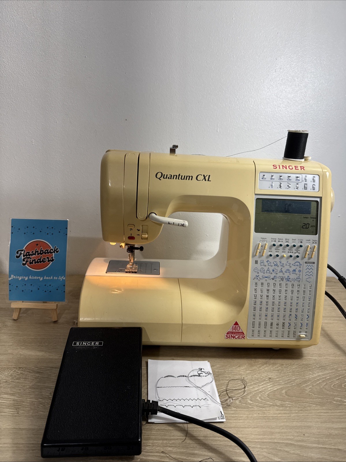 Singer Quantum CXL Sewing Machine With Foot Pedal Working -READ