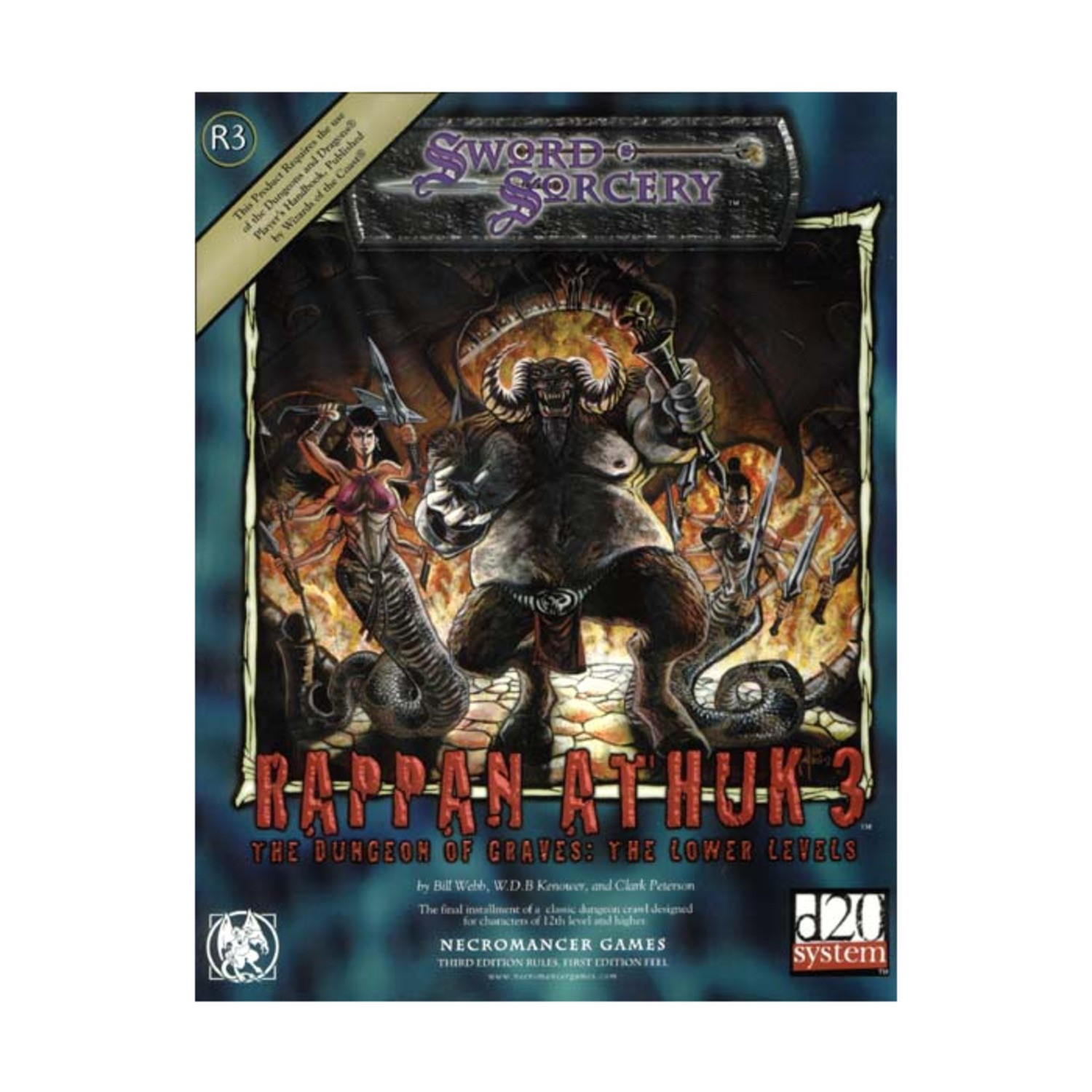 Necromance d20 Modules  Rappan Athuk #3 - The Dungeon of Graves - The Lower EX