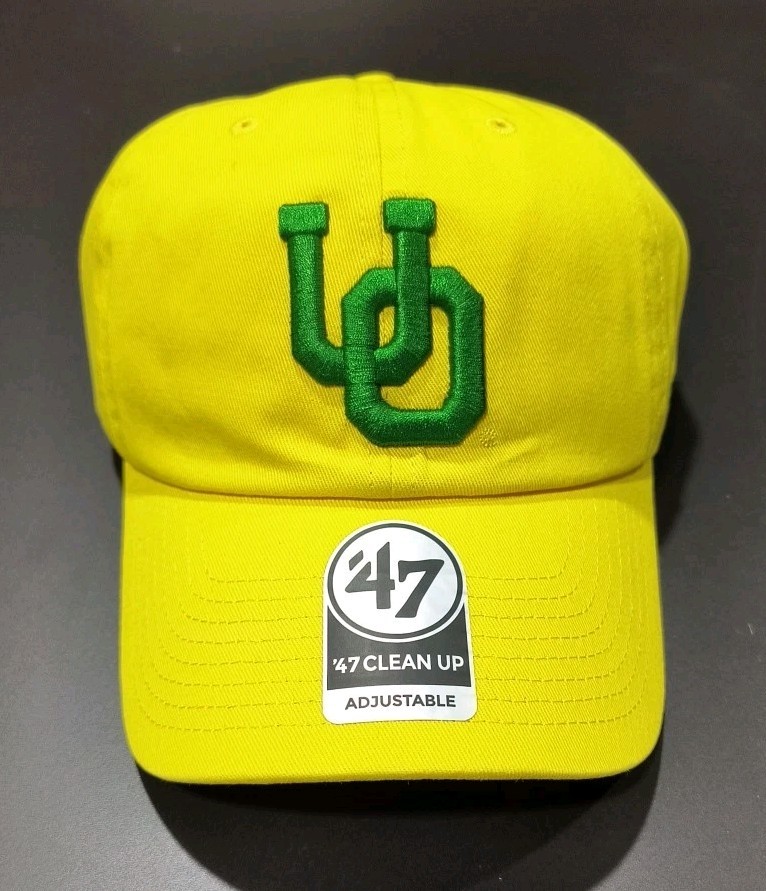 Oregon Ducks '47 Brand Clean up hat cap Adjustable Strapback Yellow new NCAA