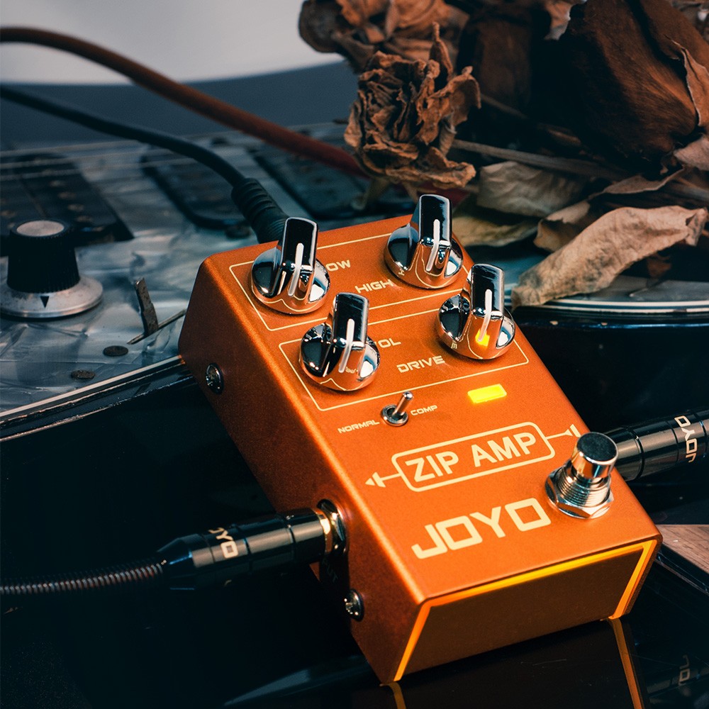 JOYO AMP Pedal Simulate Amplifier Effect Compression Overdrive Pedal for Guitar