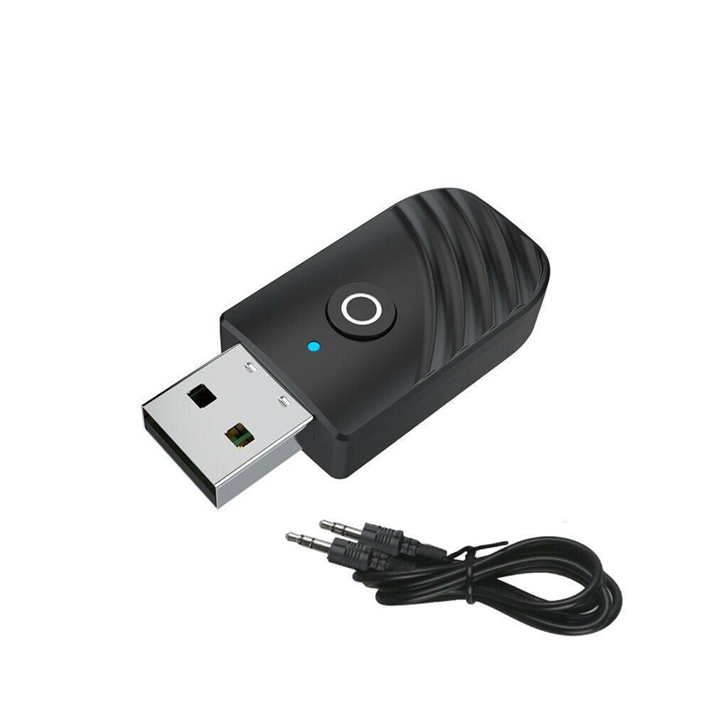 New Wireless USB Bluetooth 5.0 Audio Transmitter Receiver Adapter For PC TV Car