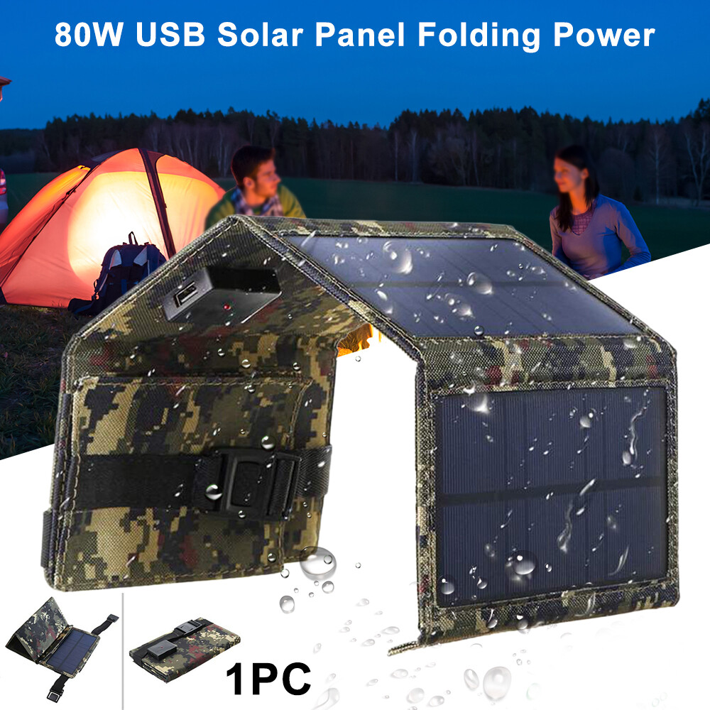 Portable Solar Panel Charger - Fast Charging for Camping, Hiking & Travel