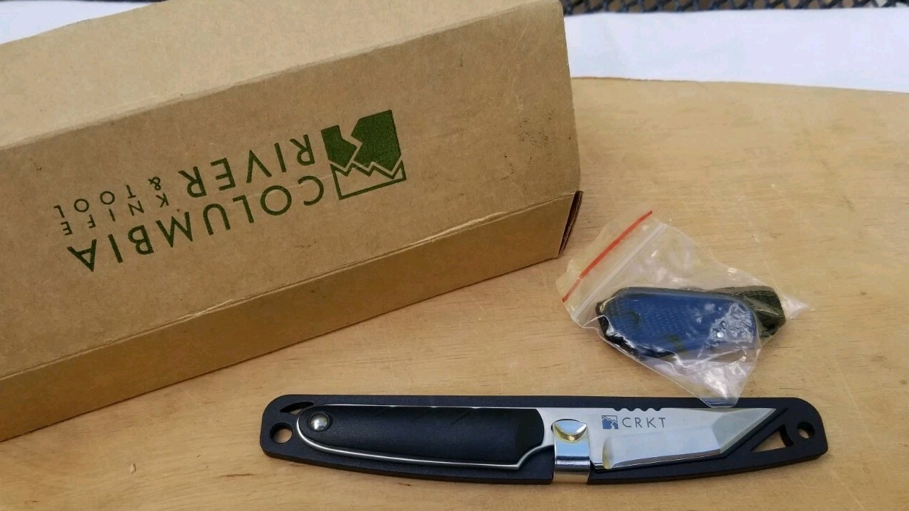 Columbia River Side Hawg 3 Mike Franklin 2" Plain Edge Tanto Blade CR2405 NEW