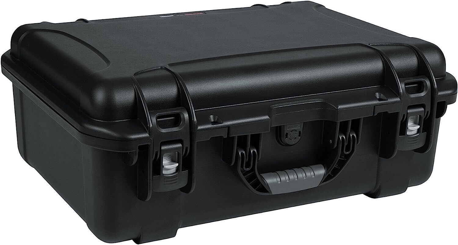 Gator Water Proof Injection Molded Microphone Case; Fits up to 16 Wired Mics