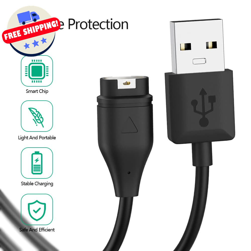 Multi-Pack Garmin Charger Cable for Fenix, Forerunner, Instinct, Venu, Approach,