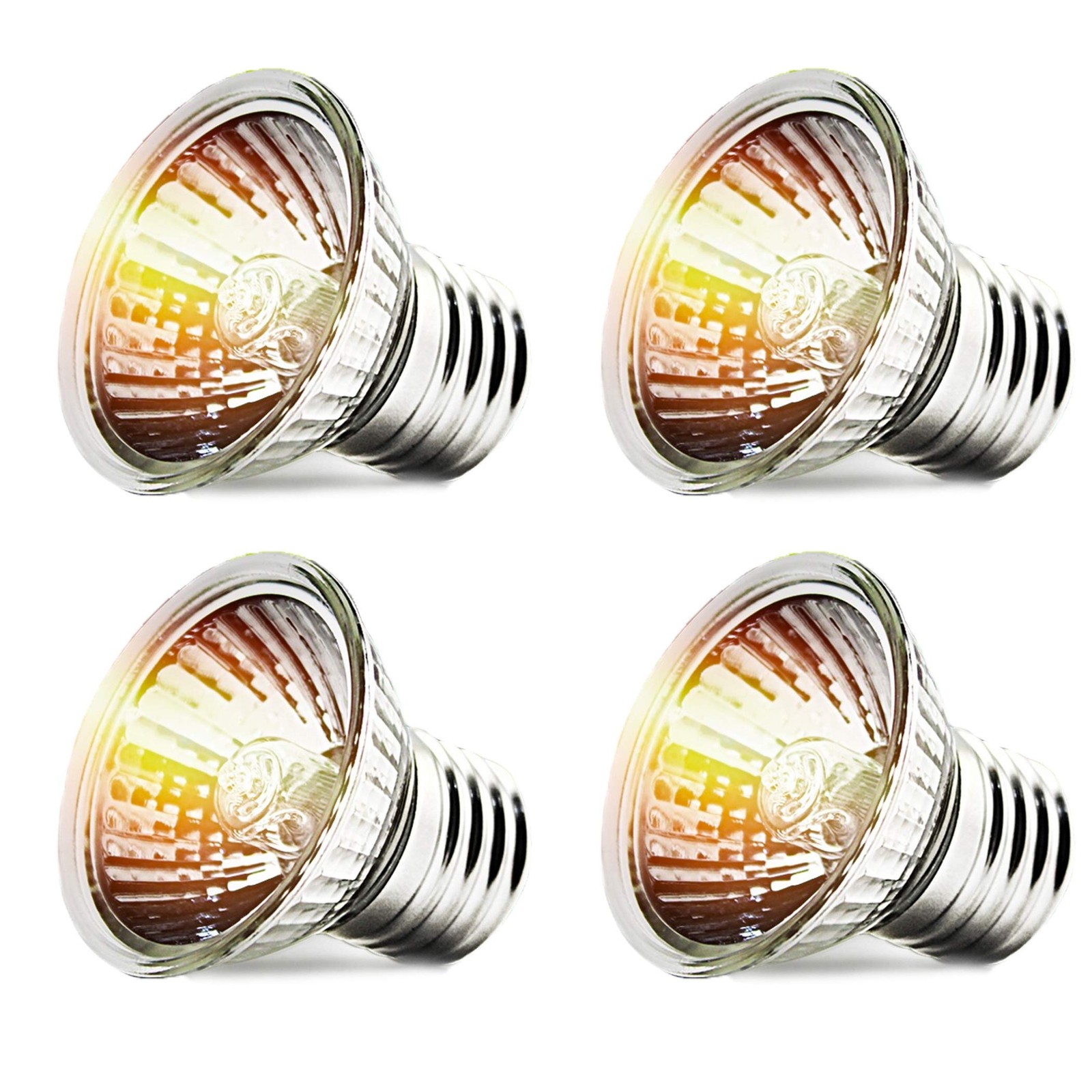 CALPALMY 4-Pack 75W UVA+UVB Bulbs | Heat and Light for 4 Count (Pack of 1)