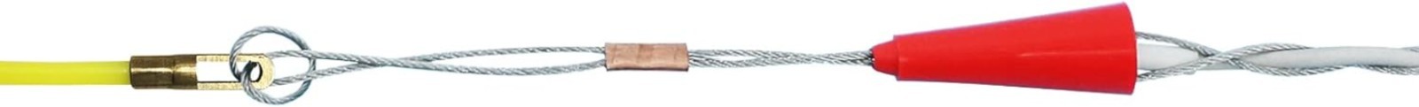 30M 100ft Fish Tape Cable Puller Kit Through Wall Wire Guide Device 4mm PET E...