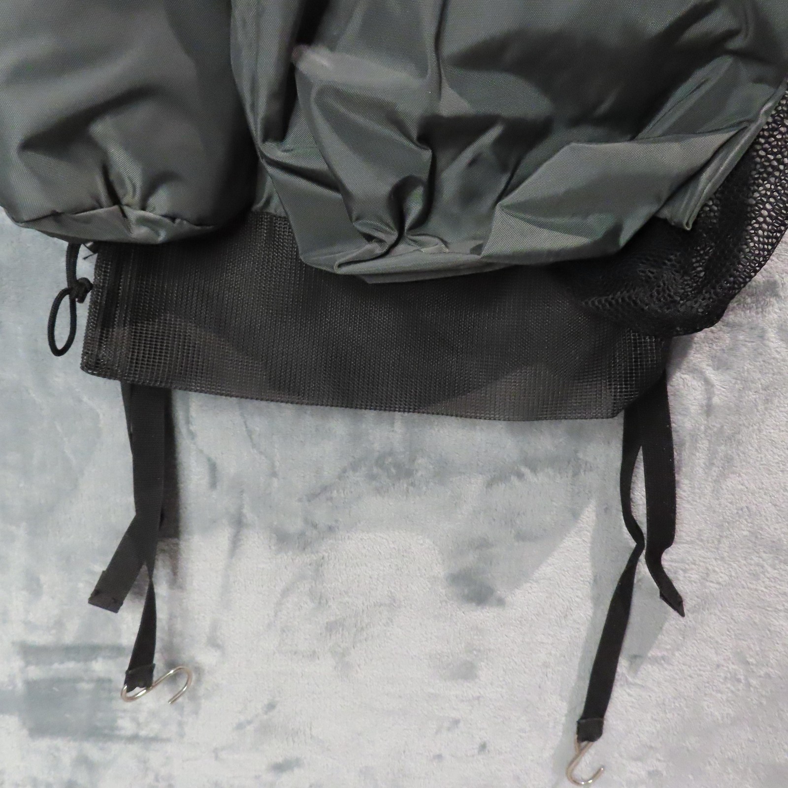LL Bean Car Seat Organizer Hanging Storage Bag Large Nylon Mesh Multiple Pockets
