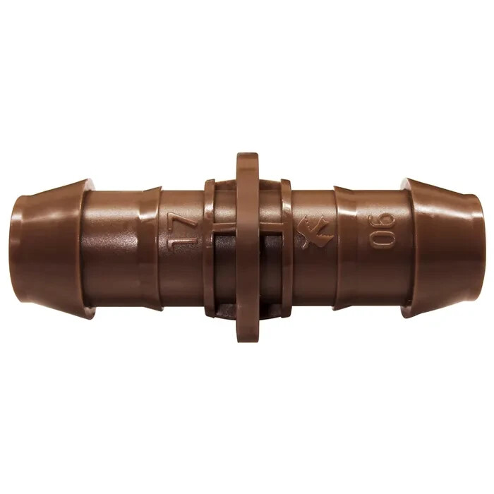 10X Rainbird  17mm Barb x Barb Coupling Fitting X36370 Drip Irrigation Insert