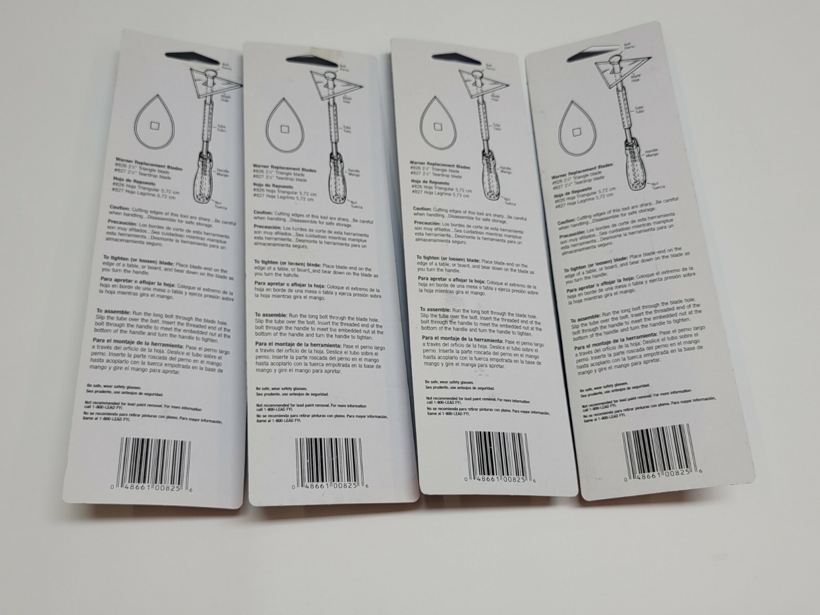 Warner Molding Scraper 4pk