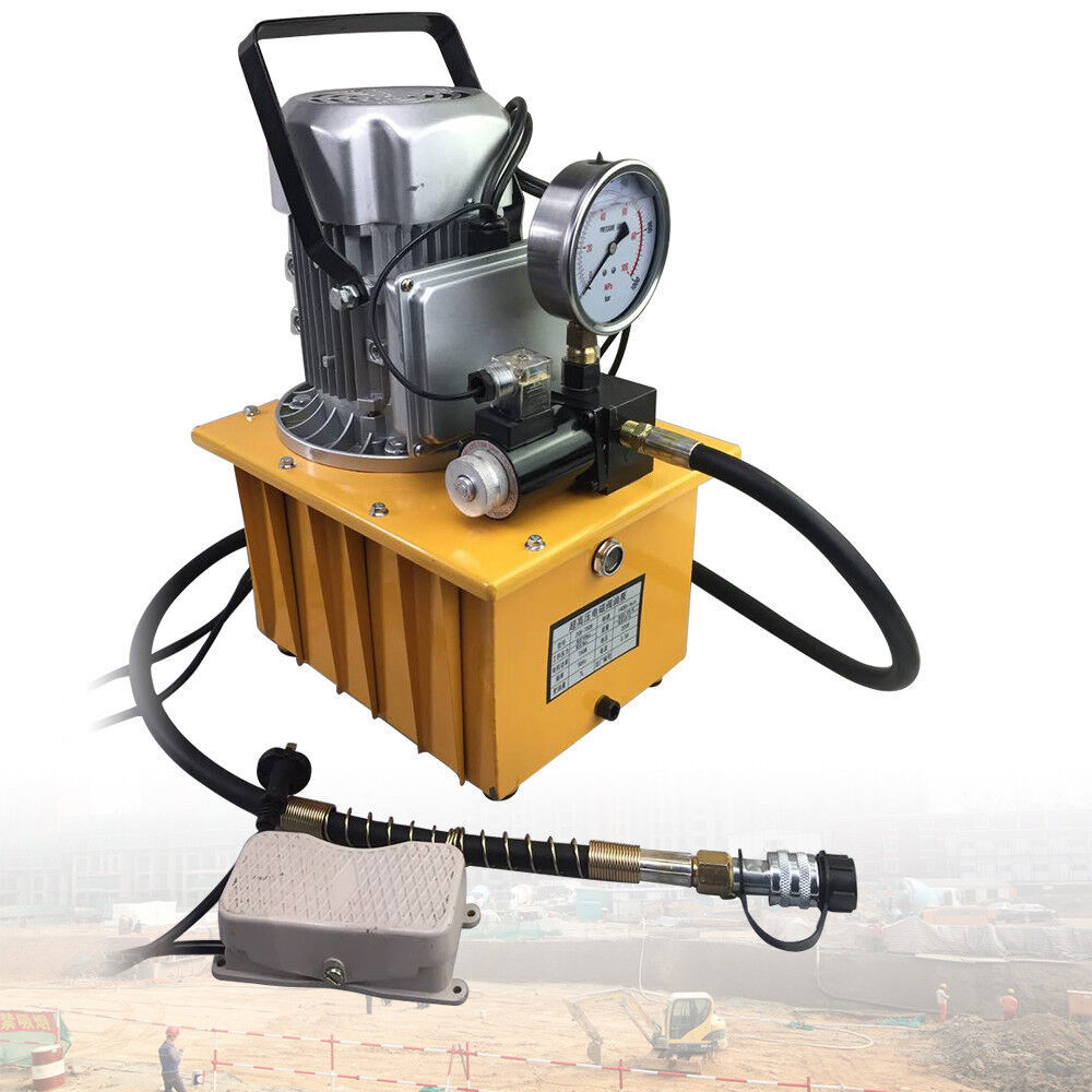 Electric Hydraulic Pump 110V Pedal Control 10,152 PSI High Efficiency