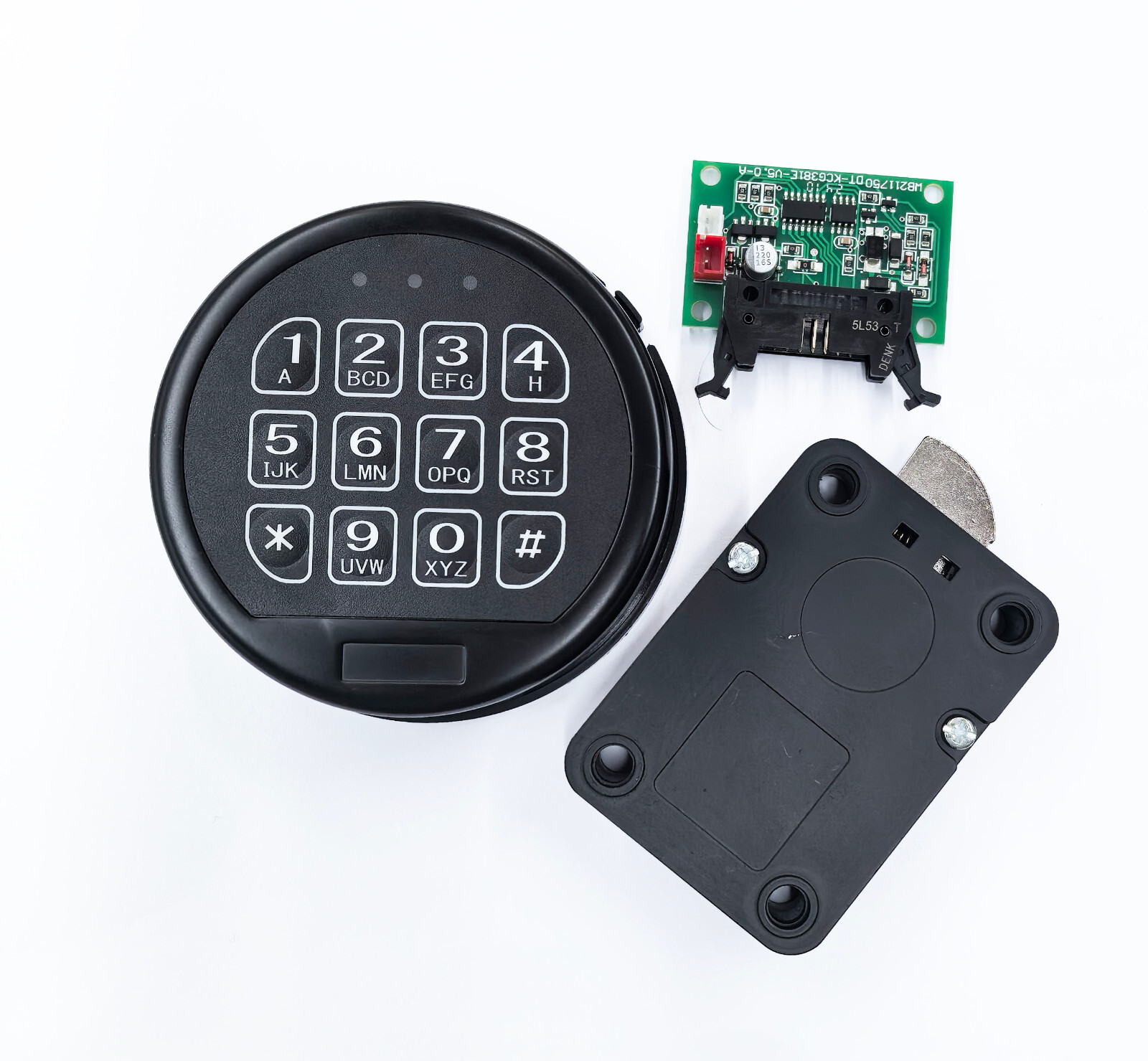 Gun Safe Lock Replacement Black Keypad Lock Safe Electronic Swingbolt Lock Home