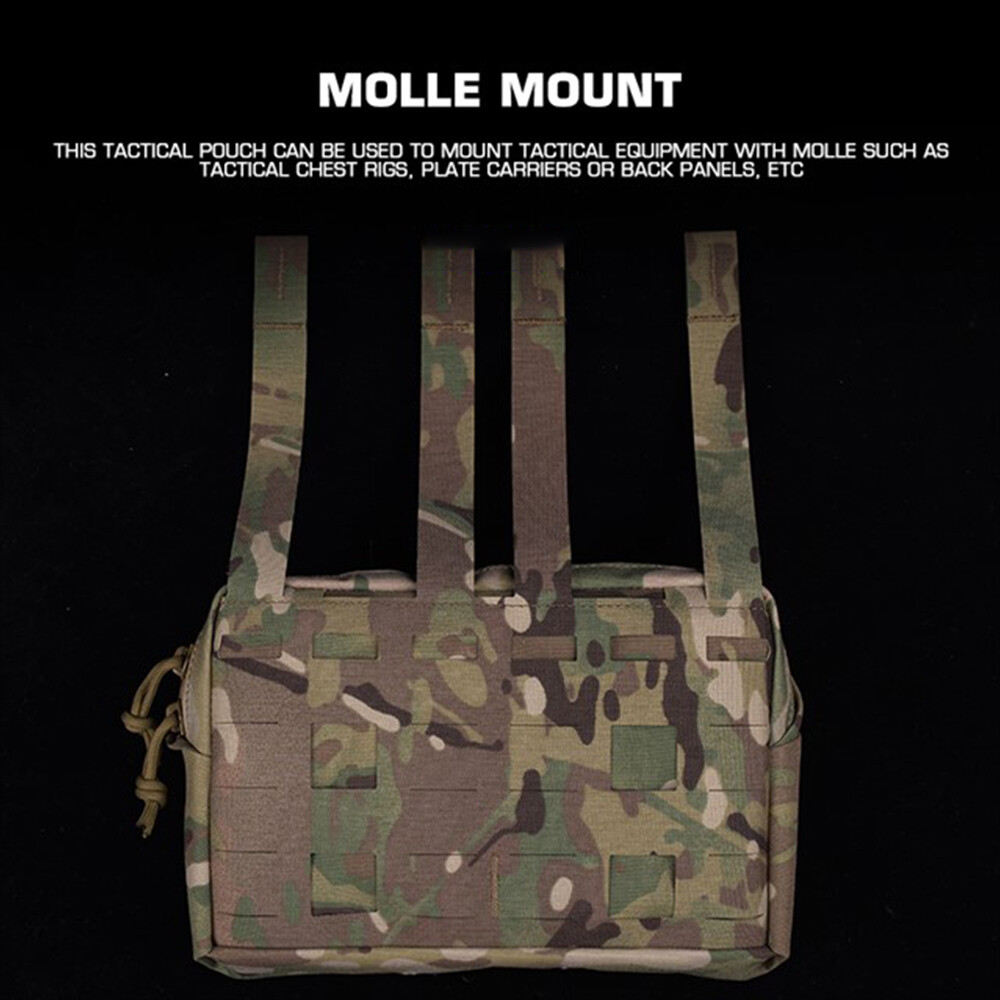 Wosport Tactical GP Pouch MOLLE Multi-Purpose Vest Armored Universal Pouch Camo
