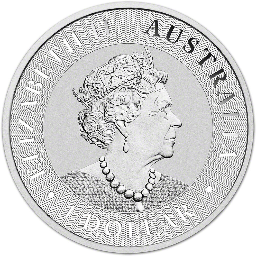 Australia Silver Kangaroo 1 oz $1 BU Random Date