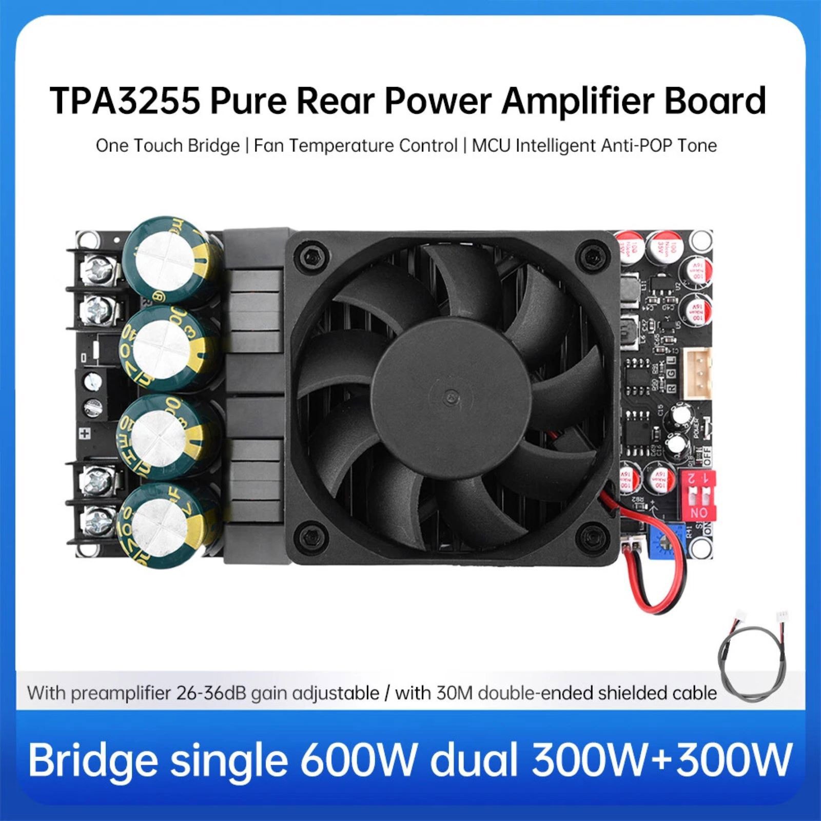 TPA3255 Digital Amplifier Board For Intelligent Temperature-Controlled Cooling