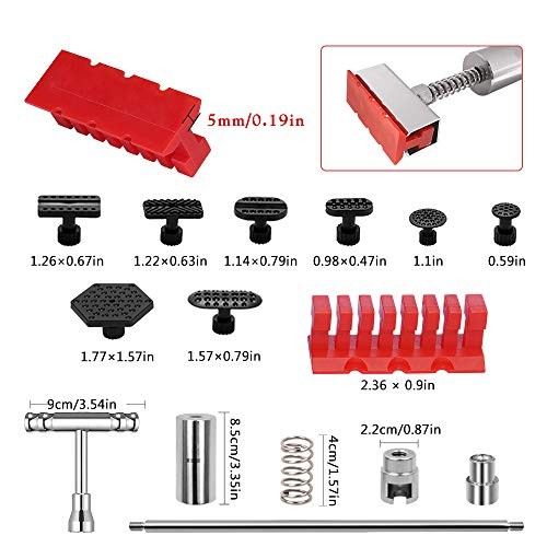 Dent Puller - Dent Remover with T bar Dent Puller and T-bar Dent Puller Silver