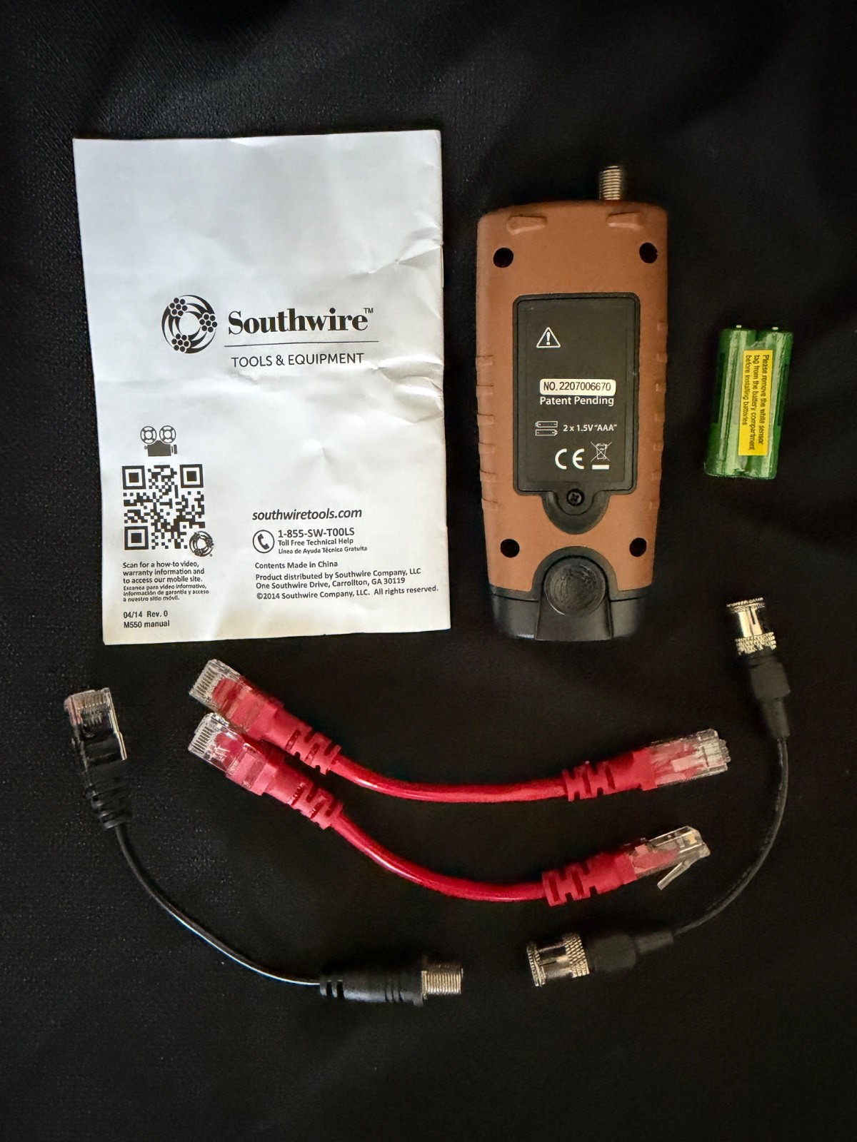 Southwire M550 Data & Video Cable Tester **Please Read**