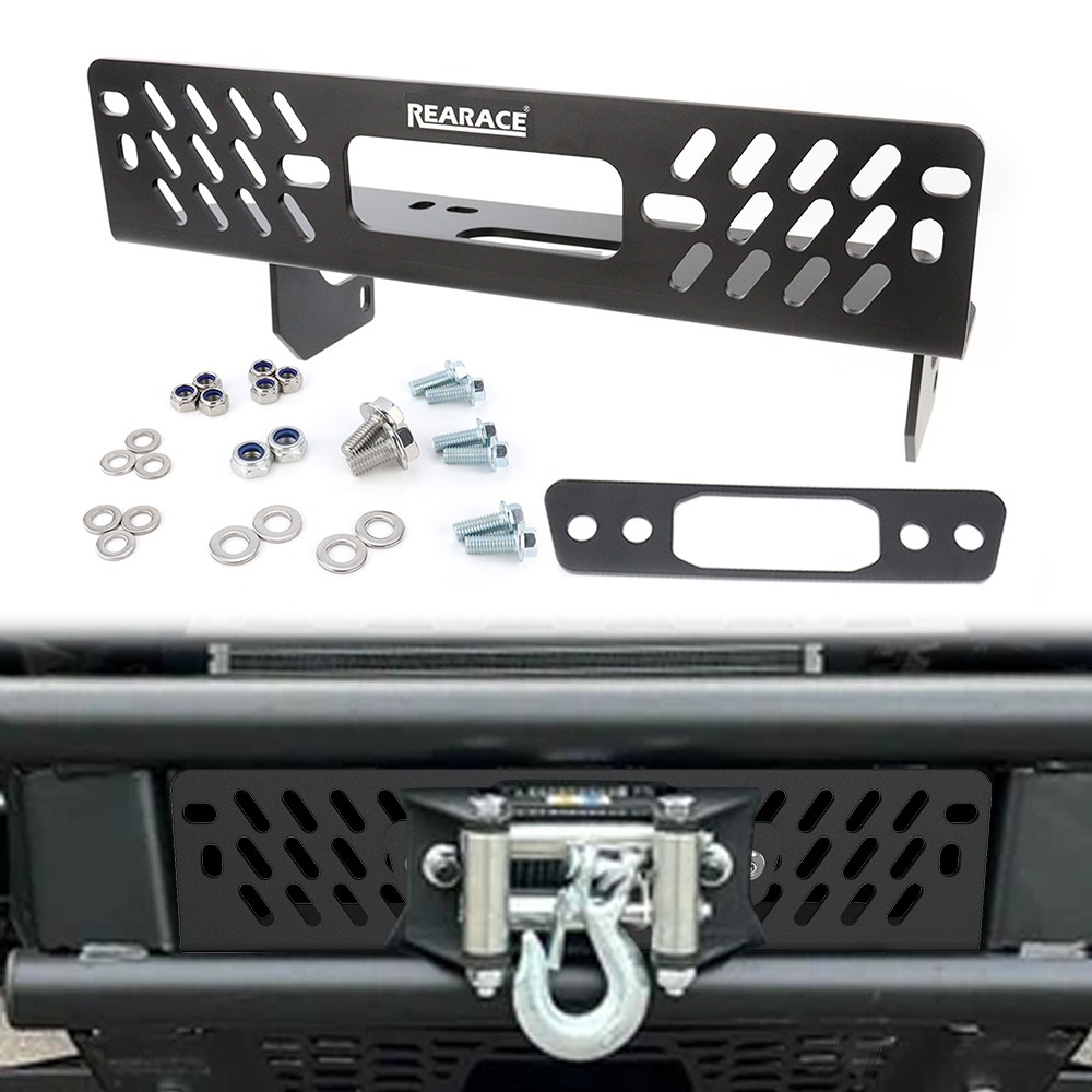 Motorcycle Winch Mounting Plate Fit For Polaris Ranger Midsize 800 2013-2014