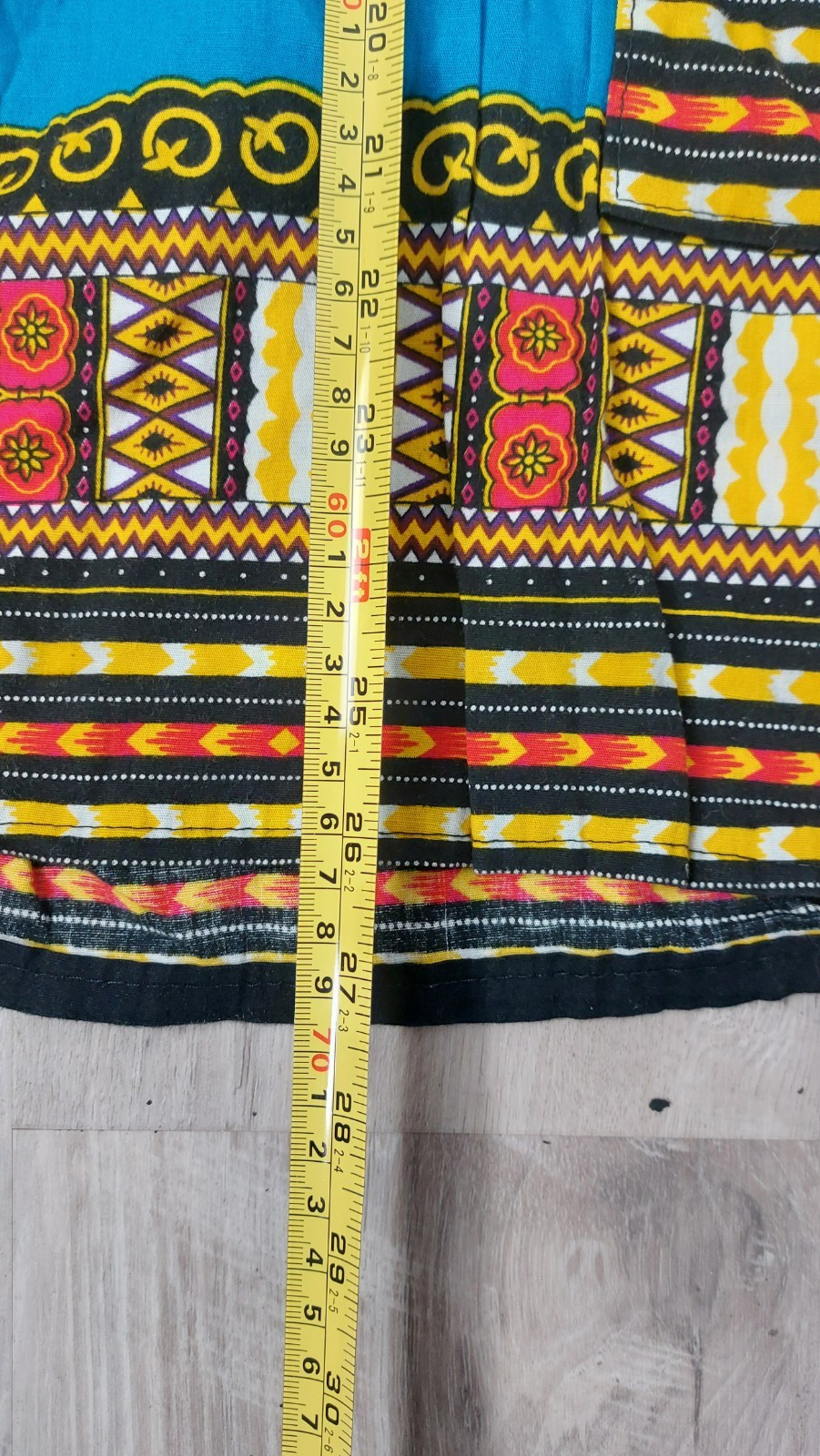 Men Women African Dashiki Top Shirt Hippie Blouse 100% Cotton 2 Pocket Free size
