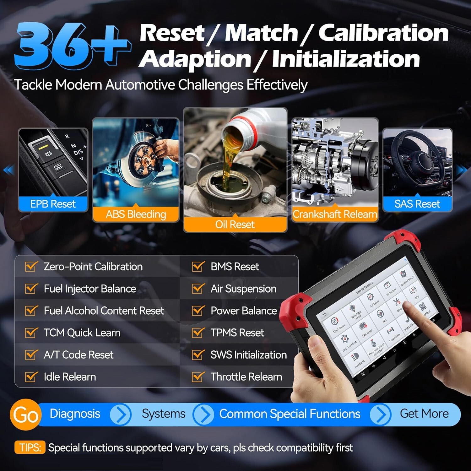 2024 XTOOL D7 Auto Diagnostic Scanner Tool BiDirectional E.CU Coding 36+Services