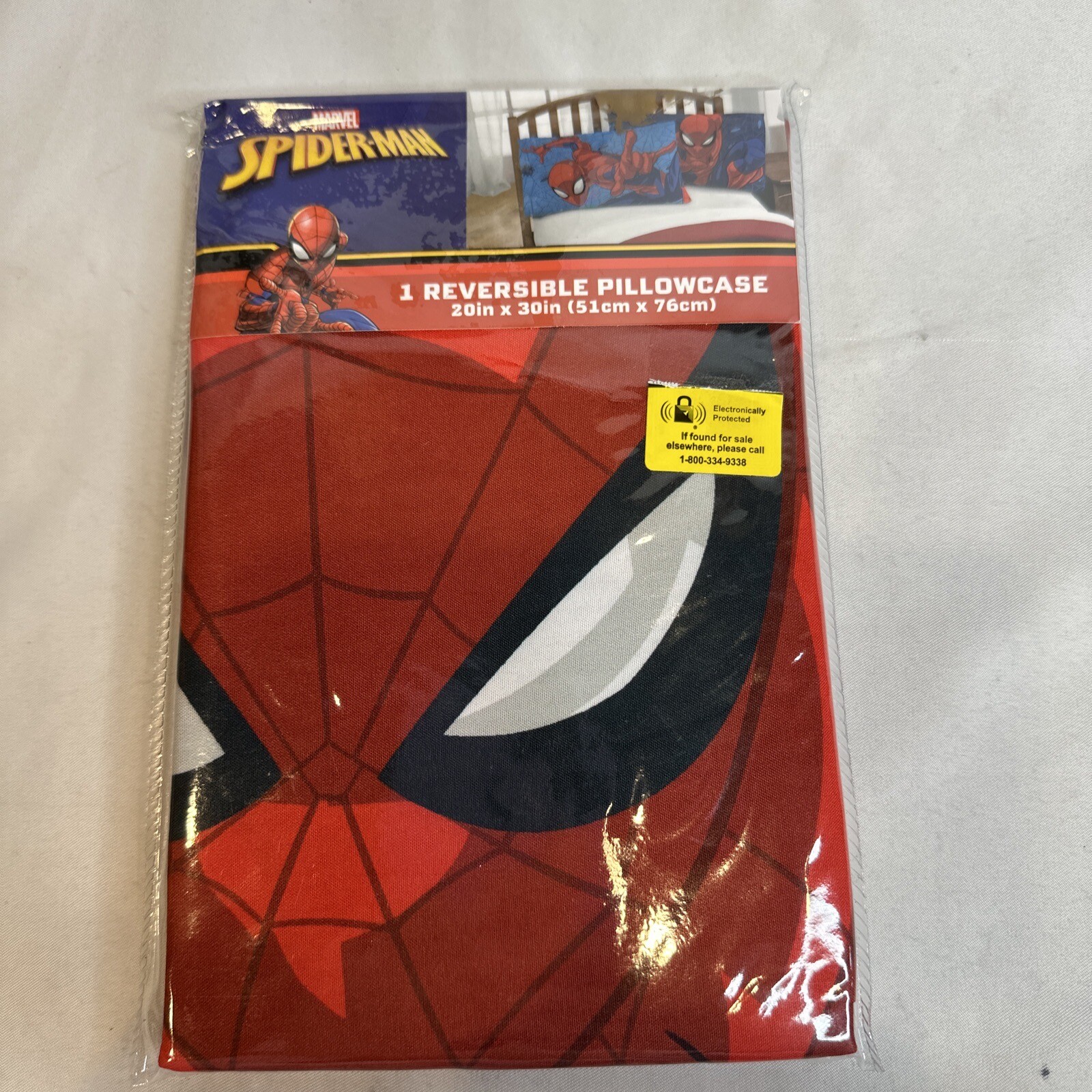 Spider-man Spidey Reversible Pillowcase Bed Disney Stocking Stuffer Kids 2-in-1