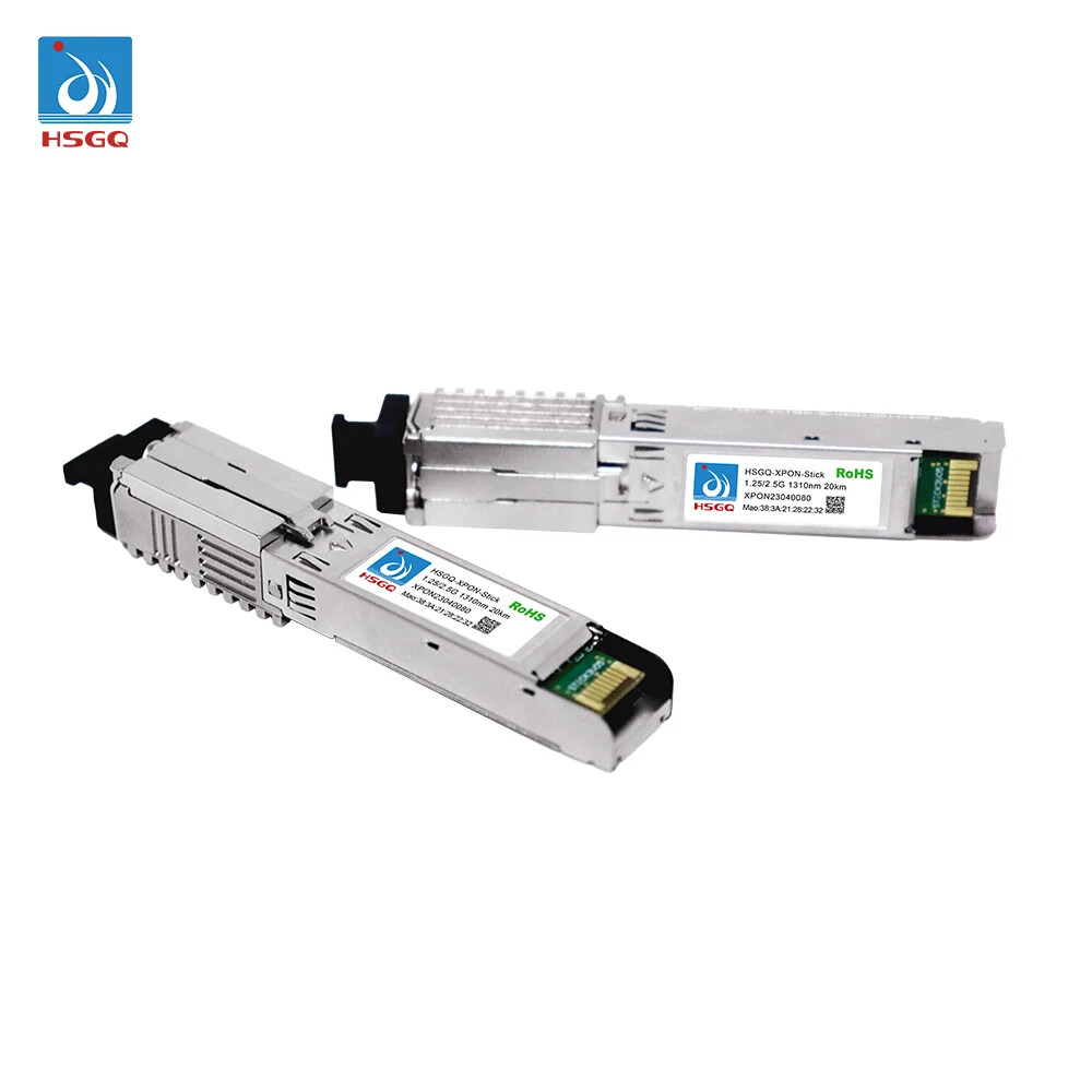 HSGQ V08 EPON Stick SFP GPON ONU STICK With MAC SC  20km with DDM XPON