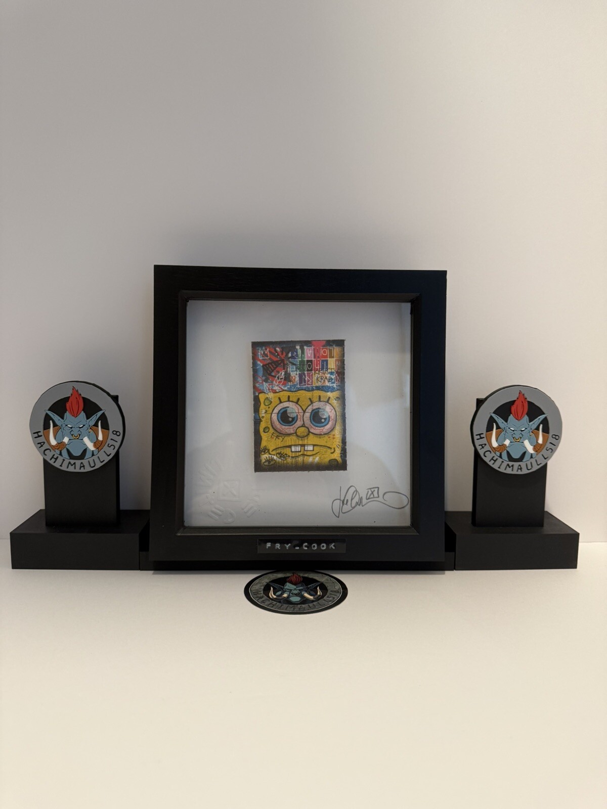 Joe Charman - Fry Cook - SpongeBob - Blotter Art Shed Door Studio 26/30 W/COA!