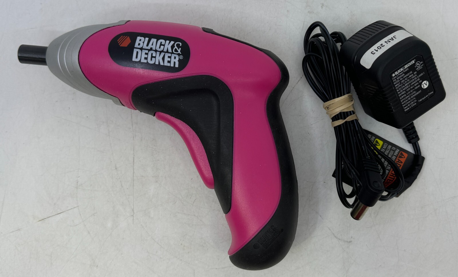 Black & Decker CSD300T Pink & Black 3.6V Type 2 Cordless Screwdriver w/Charger