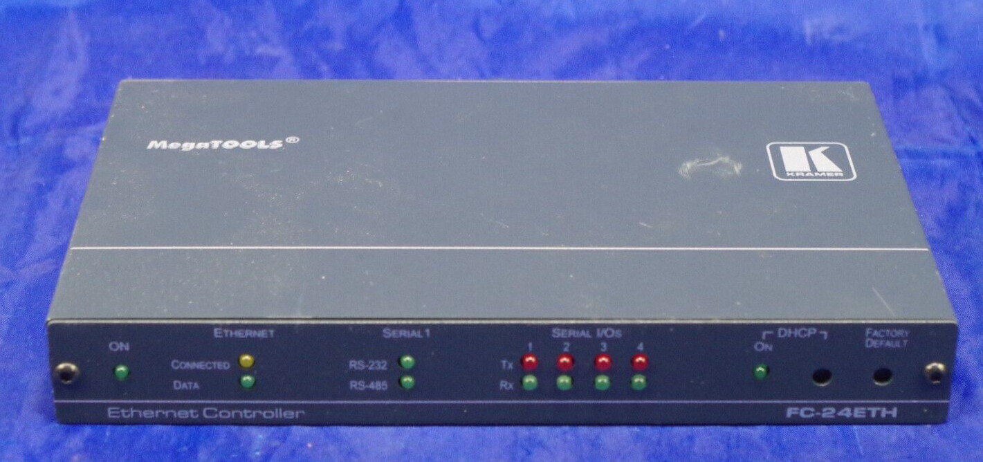Kramer FC-24ETH 4 Port Serial Control Gateway/ Ethernet Controller READ