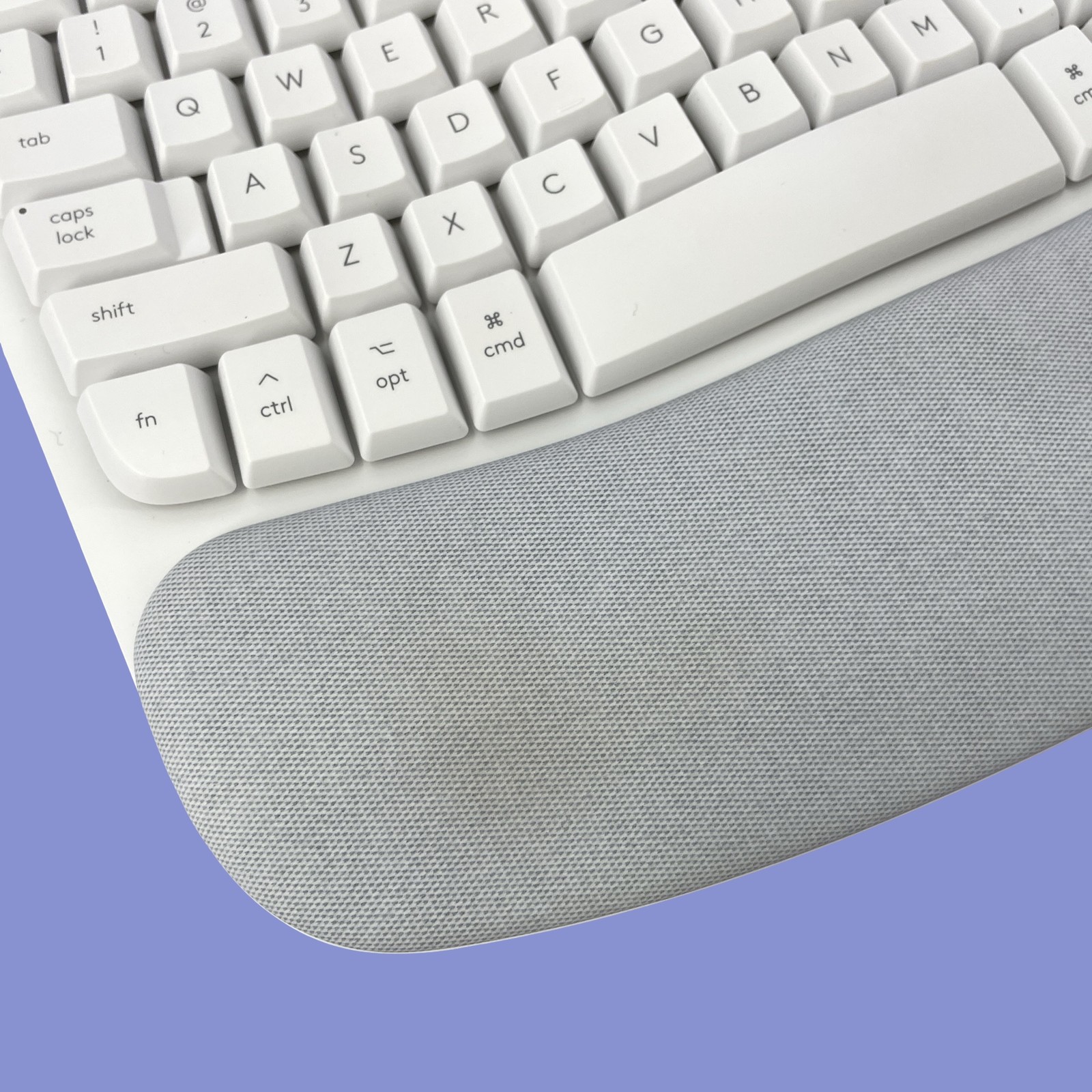 Logitech Wave Keys for Mac Wireless Ergonomic Keyboard Off White #ND1380