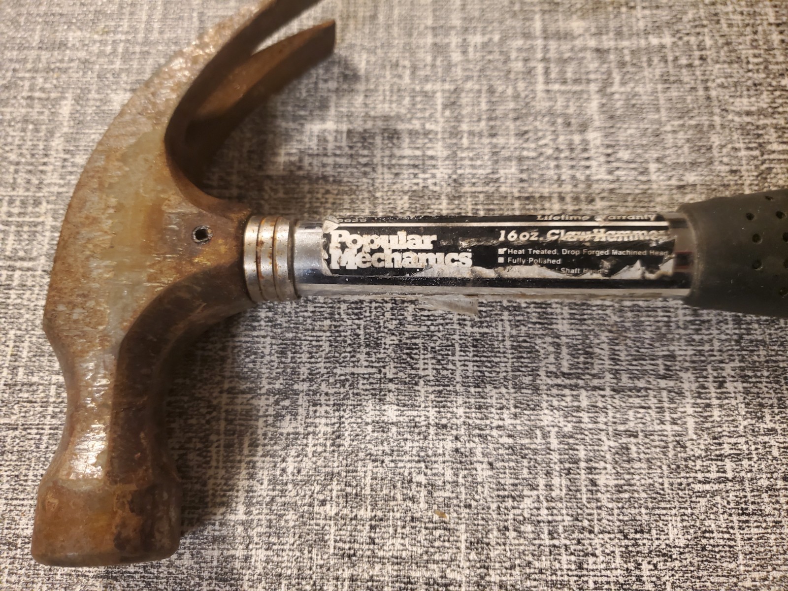 Popular Mechanics 16 Oz. Claw Hammer. Solid.