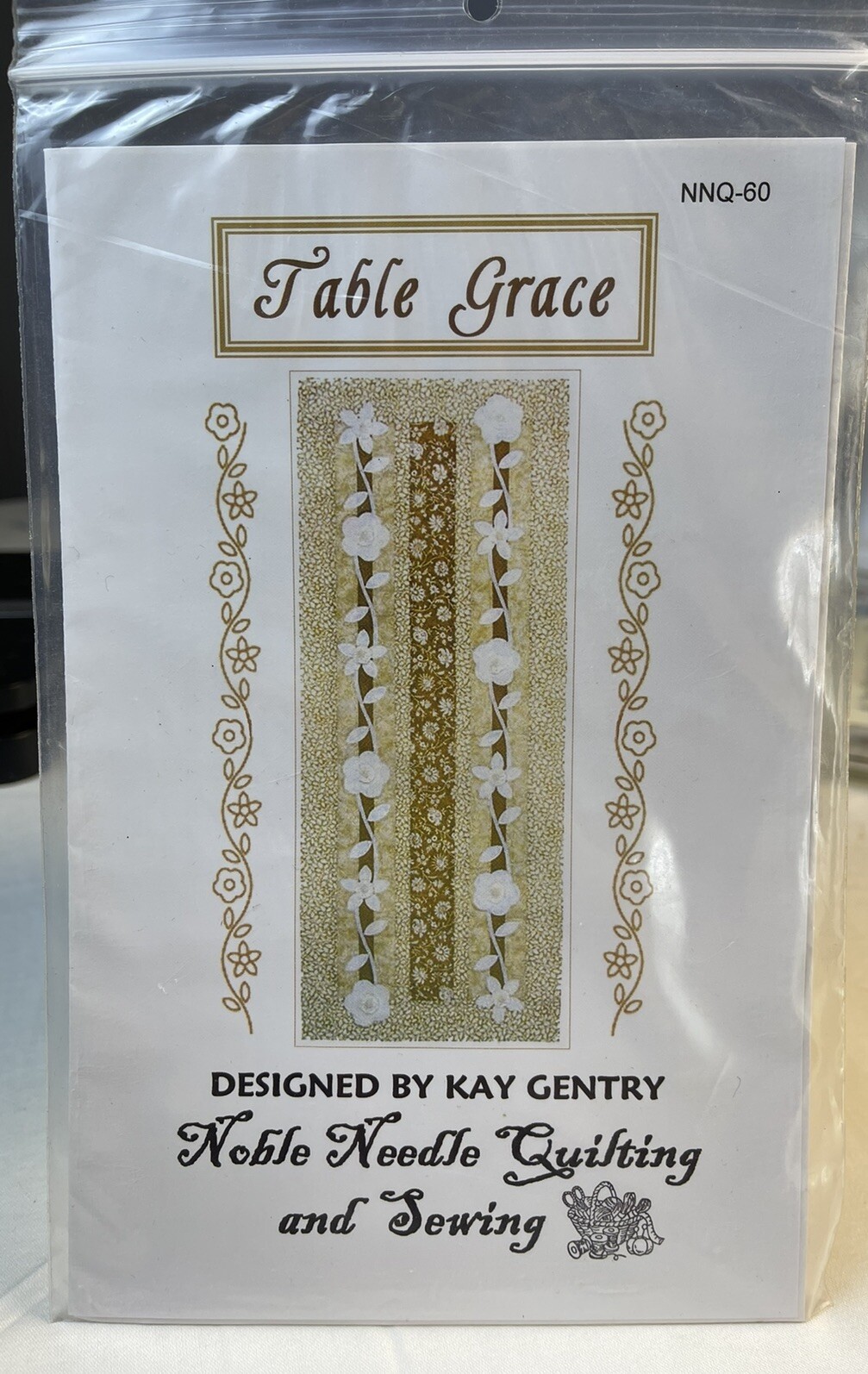 Table Grace Pattern Designed By Kay Gentry Noble Needle Quilting And Sewing
