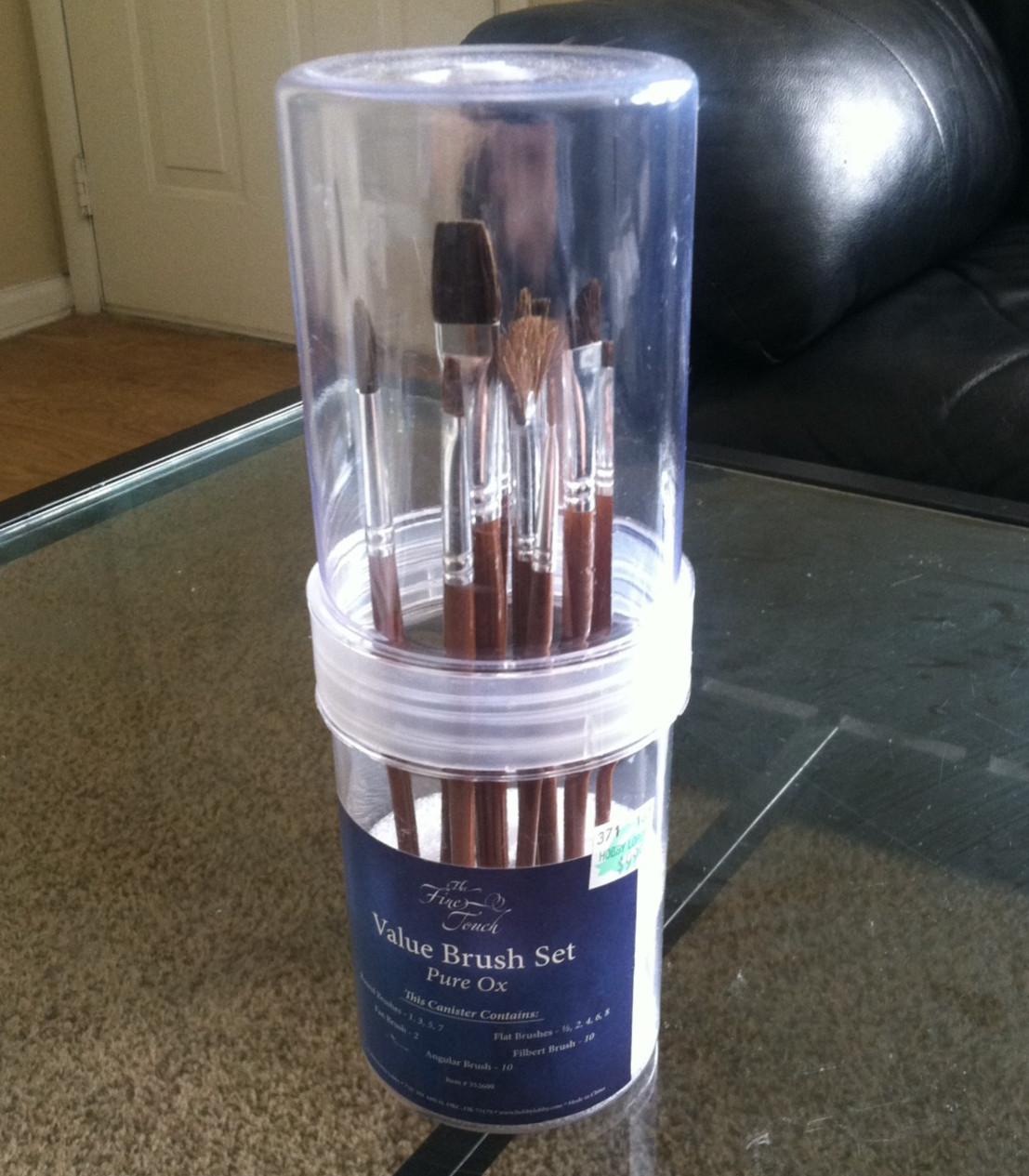paint brush set -NEW