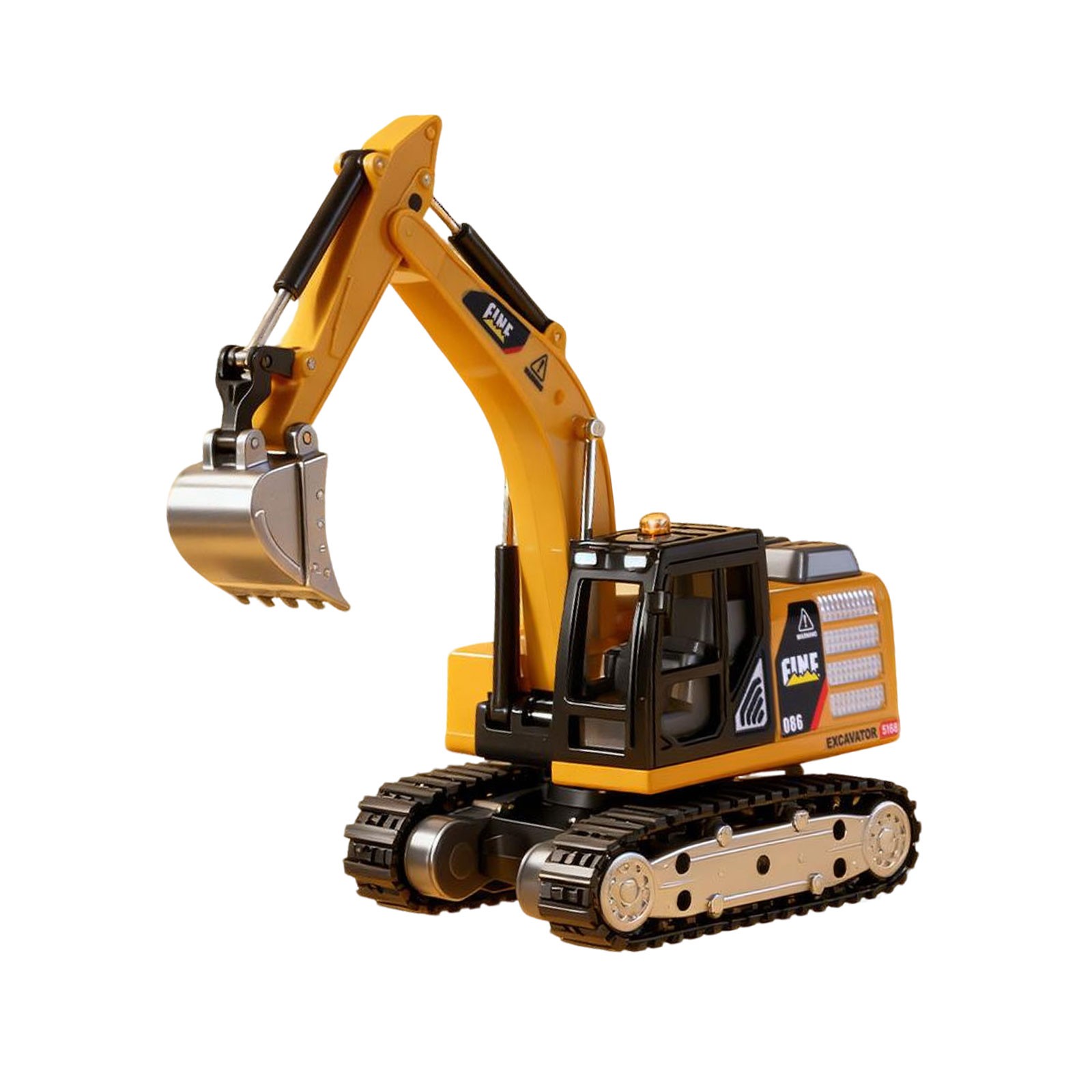 1/64 Remote-controlled alloy forklift Engineering vehicle Tabletop toys Model