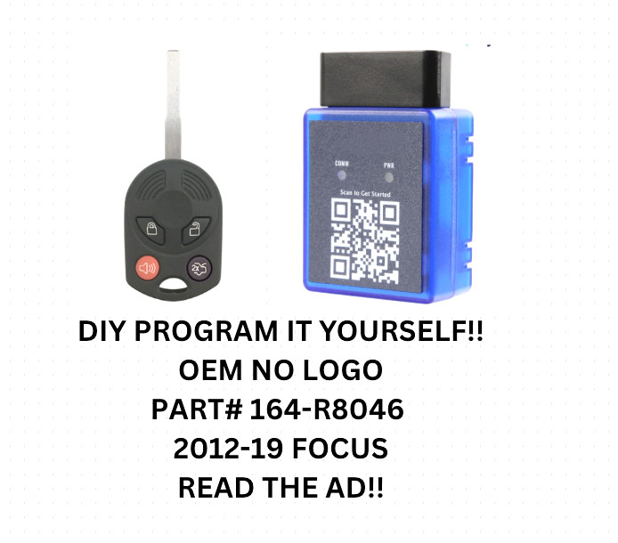 OEM DIY KIT FOR FORD FOCUS REMOTE KEY 164-R8046 PROGRAM YOURSELF!